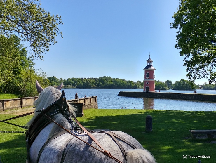 Lighthouse at the Niedere Großteich Bärnsdorf in Moritzburg