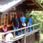 Trio Insingizi singing in Mostviertel, Austria