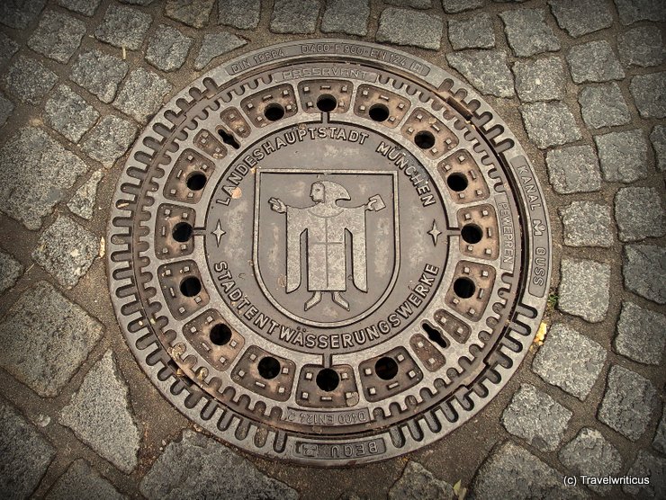 Manhole cover in Munich