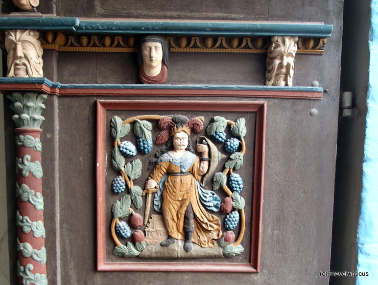 17th-century door leaf in Naumburg (Saale), Germany