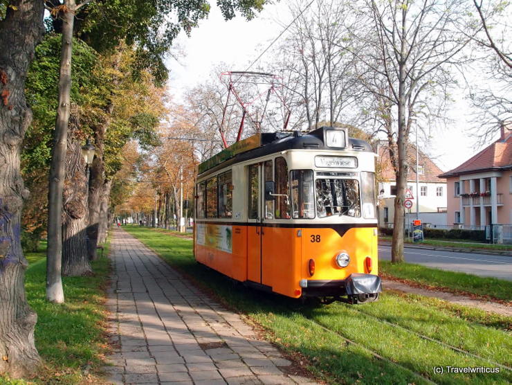 Tramcar 'Gothawagen' T57 in Naumburg (Saale), Germany