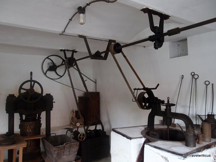 Transmission at an oil mill in Neumarkt an der Raab, Austria