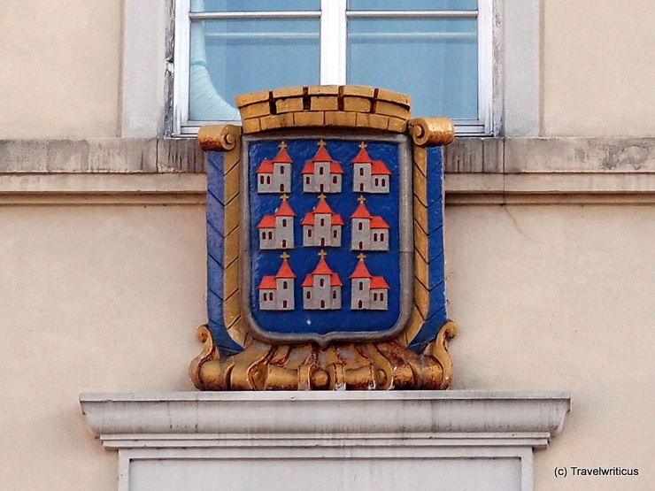 City arms of Neunkirchen at the local city hall