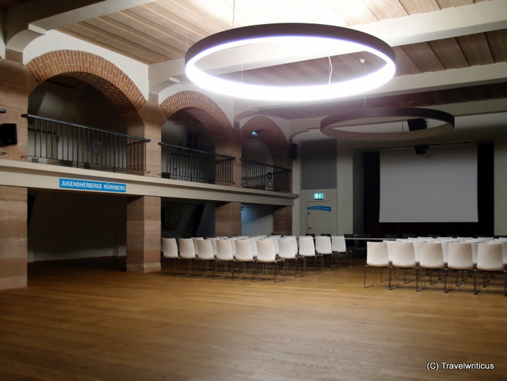 Conference room at the Nuremberg Youth Hostel in Franconia, Germany