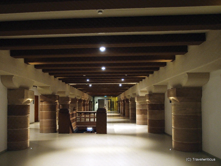 Hallway of the youth hostel at Nuremberg Castle in Franconia, Germany