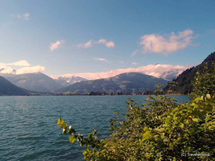 Zell Lake in the region of Pinzgau, Austria