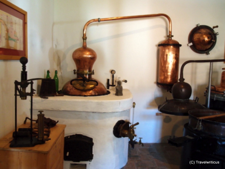 Inside the distillery museum Heger in Poysdorf, Austria