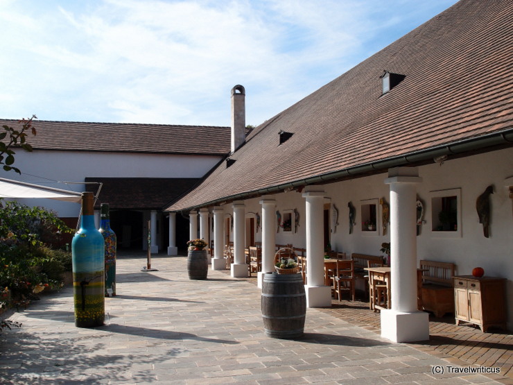 Vineyard estate Taubenschuss in Poysdorf, Austria