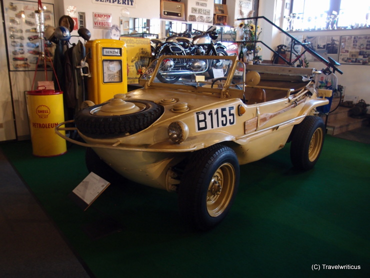 VW Schwimmwagen (1943) at the classic car museum in Poysdorf, Austria