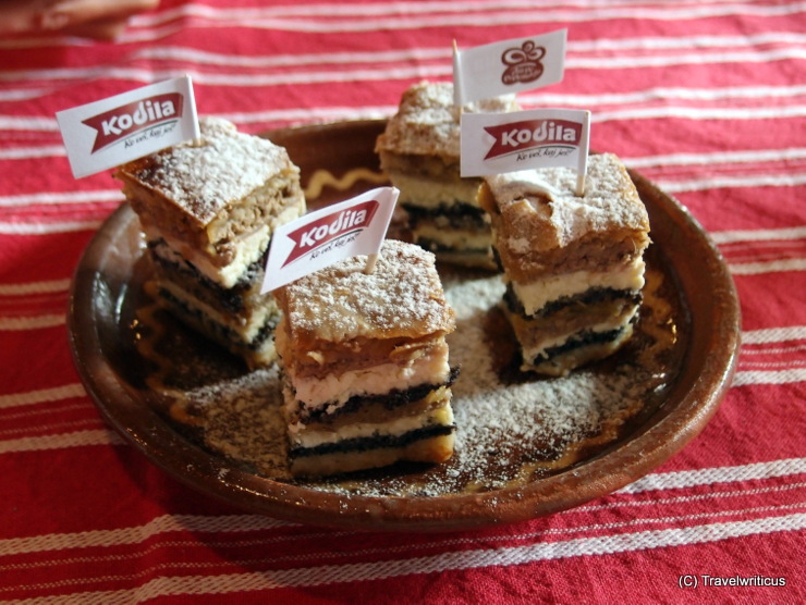 A traditional dish in Prekmurje, Slovenia: Prekmurska gibanica