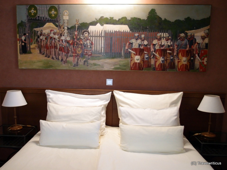 Painting I at the Roman suite of Hotel Mitra in Ptuj, Slovenia