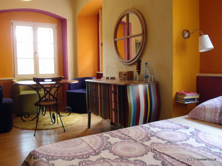 Stylish room at the muziKafe Bed & Breakfast in Ptuj, Slovenia