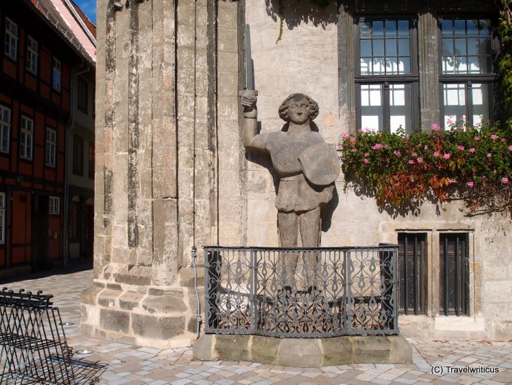 Quedlinburg Roland at the city hall of Quedlinburg, Germany