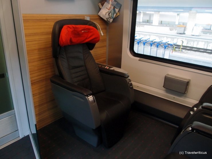 Seat No. 13 at Austrian Railjet