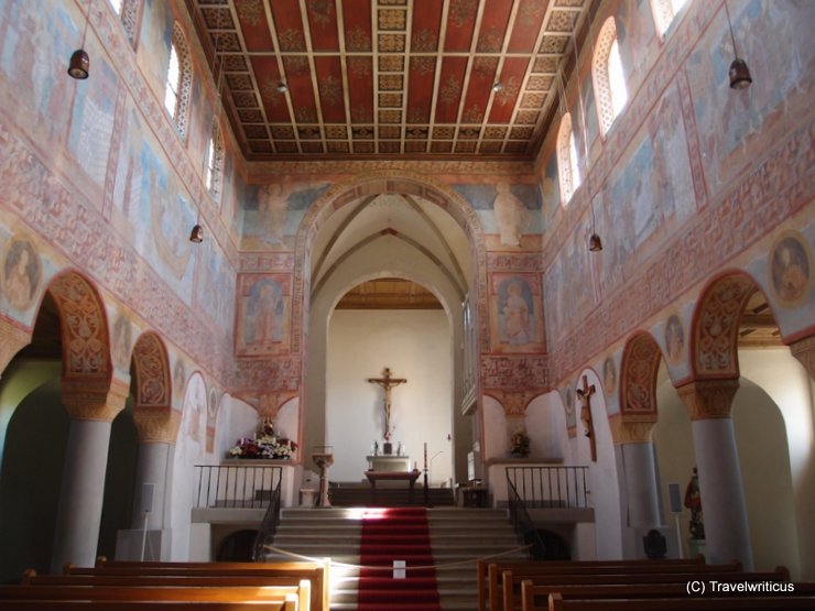 Late Carolingian frescoes on Reichenau Island, Germany