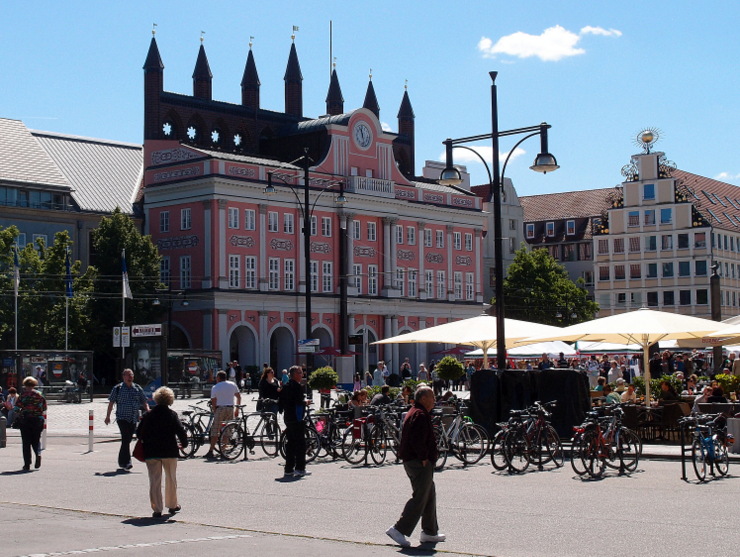 City hall of Rostock, Germany