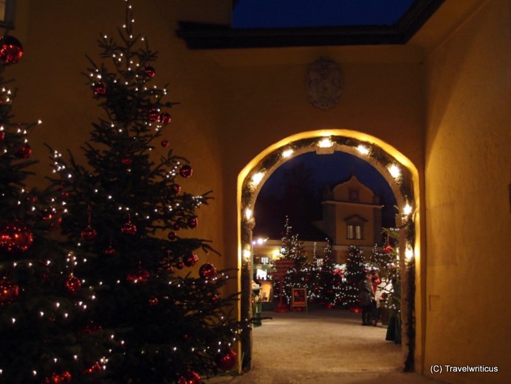 Gate at the Hellbrunner Adventzauber in Salzburg, Austria