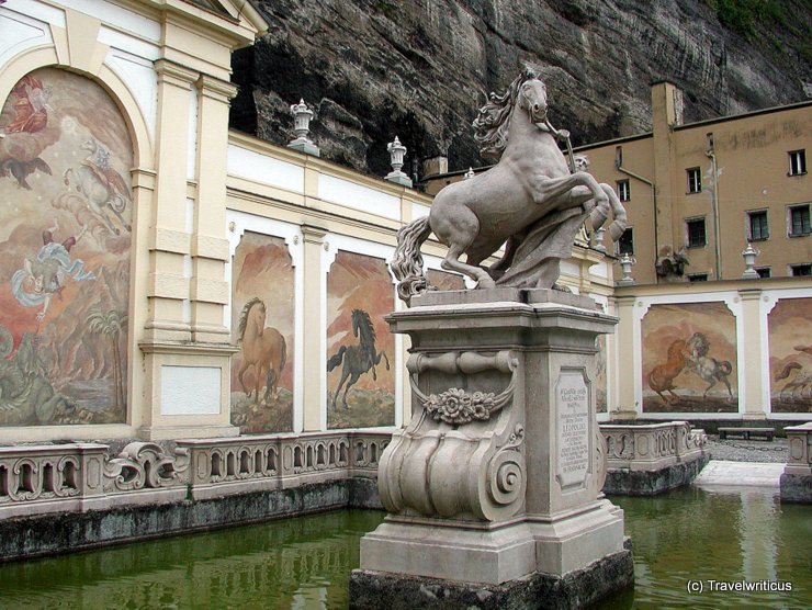 Baroque horse pond in Salzburg, Austria