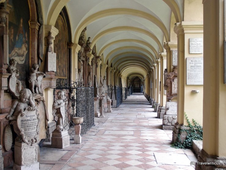 Sebastian Cemetery in Salzburg, City, Austria