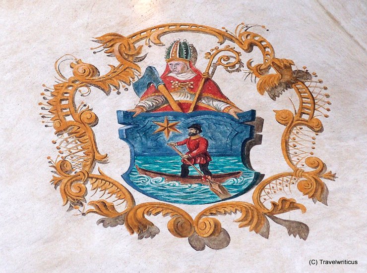 Emblem of Sankt Wolfgang im Salzkammergut, Austria