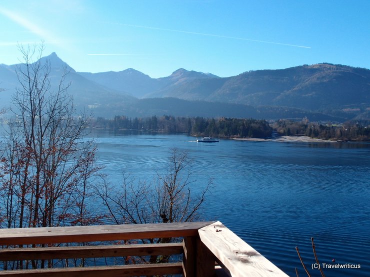 Lake view from a room of the Scalaria in Sankt Wolfgang, Austria