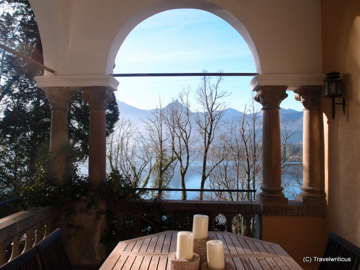 View from the castle at the Scalaria