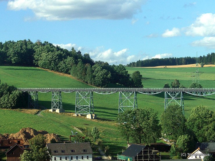 Viaduct of Markersbach in Saxony, Germany