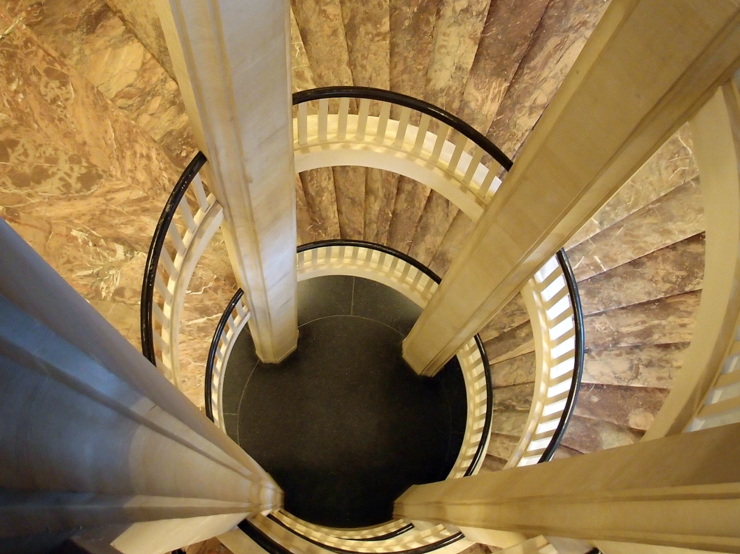 Staircase at Schwerin Palace in Mecklenburg-Vorpommern, Germany