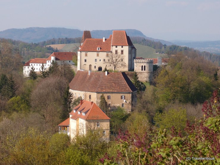 View of Seggau Castle from nearby Frauenberg Hill