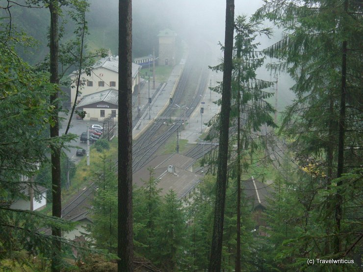 Railway station Semmering, Austria