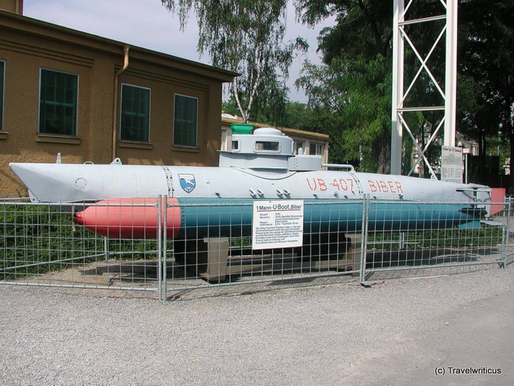 Midget submarine in Speyer, Germany
