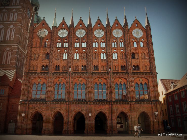 Gothic town hall in Stralsund, Germany