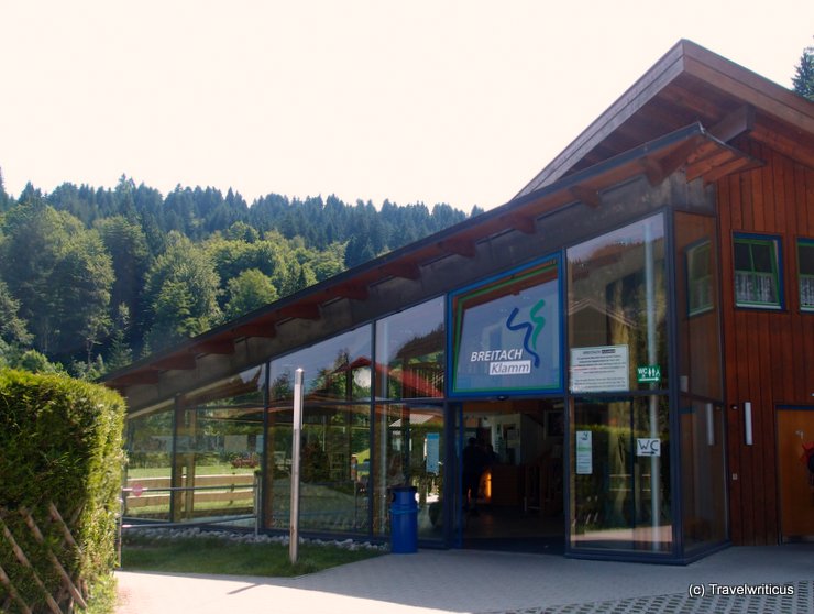 Exhibition hall at the Breitachklamm in Tiefenbach, Germany