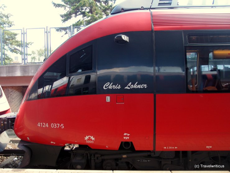 An Austrian train named after Chris Lohner