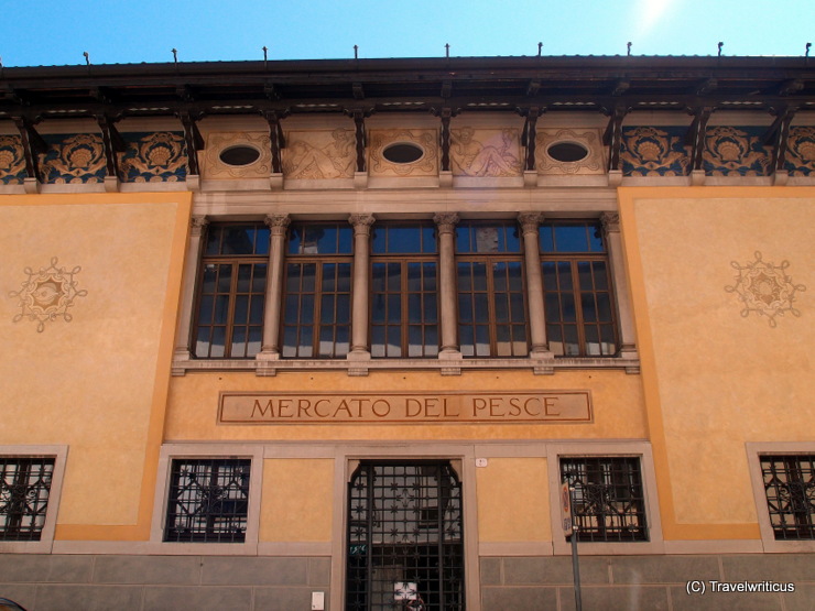 Former fish market hall of Udine, Italy