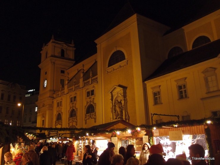 Altwiener Christkindlmarkt at the Freyung, Vienna