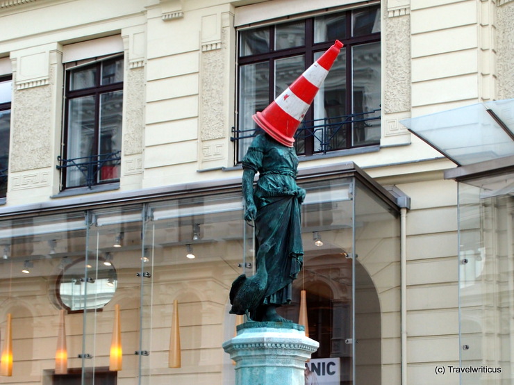 Geese girl fountain in Vienna