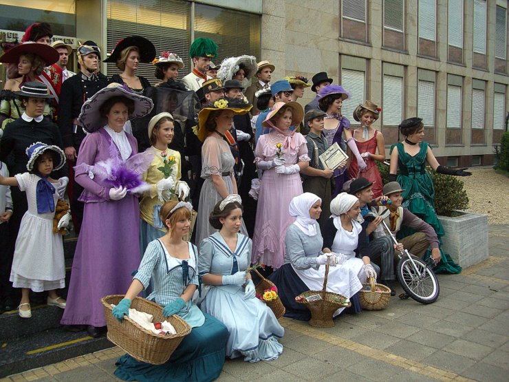 Tableau Vivant in Vienna, Austria