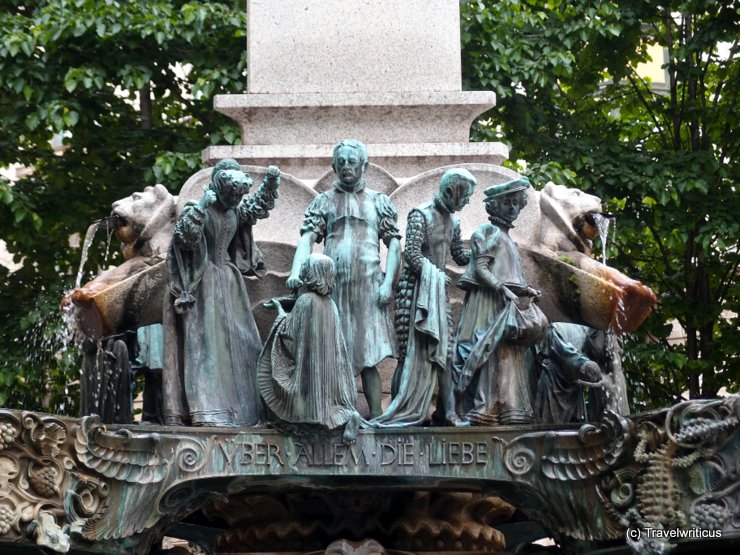 Karl-Borromäus-Brunnen in Vienna, Austria