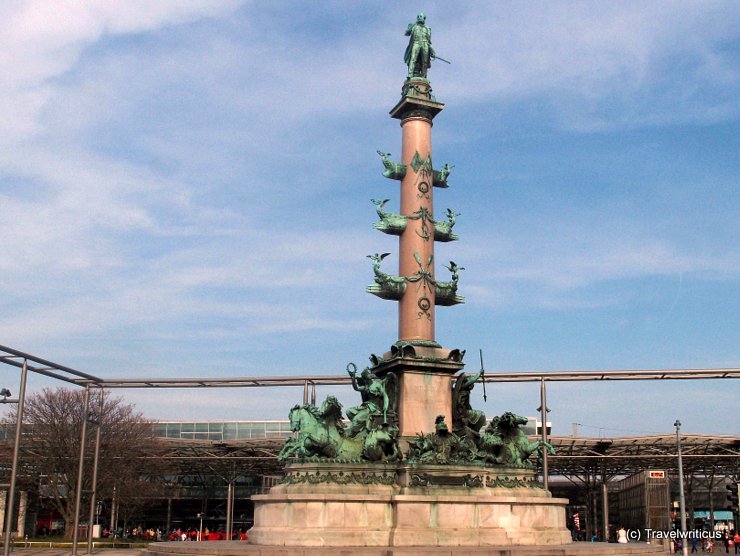 Memorial to Wilhelm von Tegetthof at Praterstern, Vienna