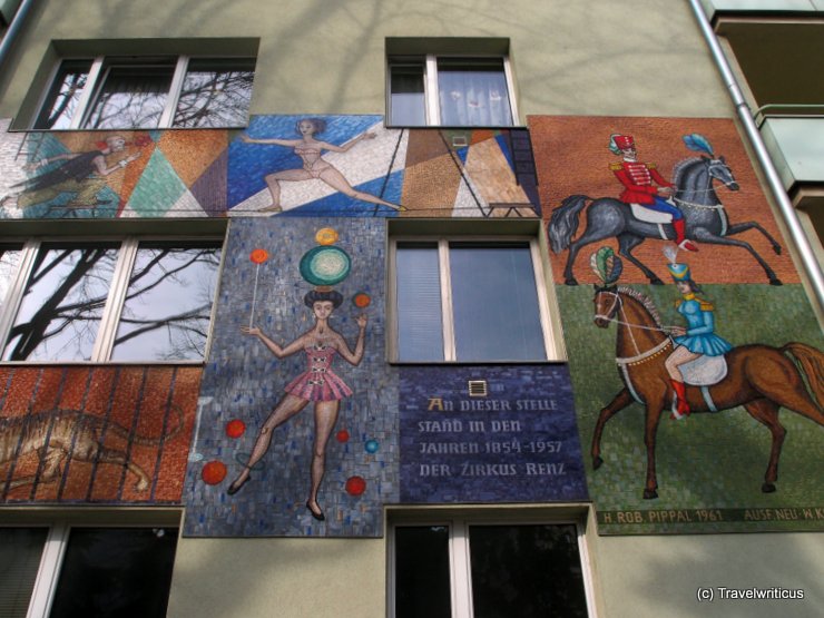 Mural at Renzhof in Vienna, Austria