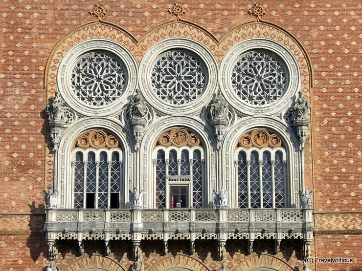 Balcony of the Museum of Military History (HGM) in Vienna, Austria