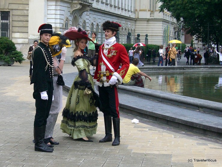 Officers in Vienna, Austria