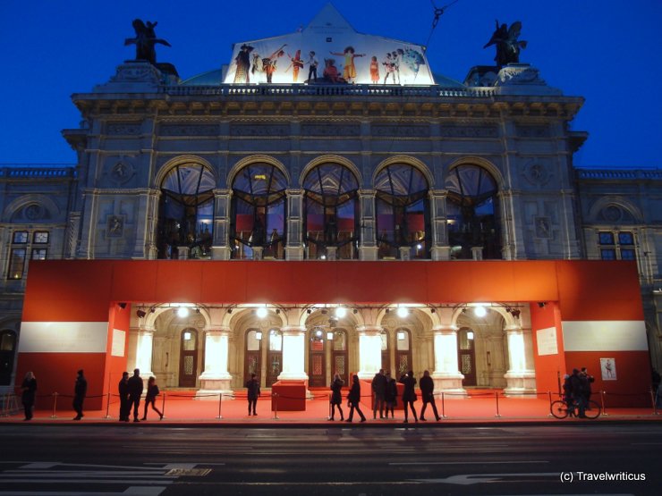 Entrance of the Vienna State Opera