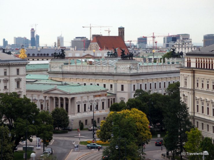 Over the rooftops of Vienna, Austria