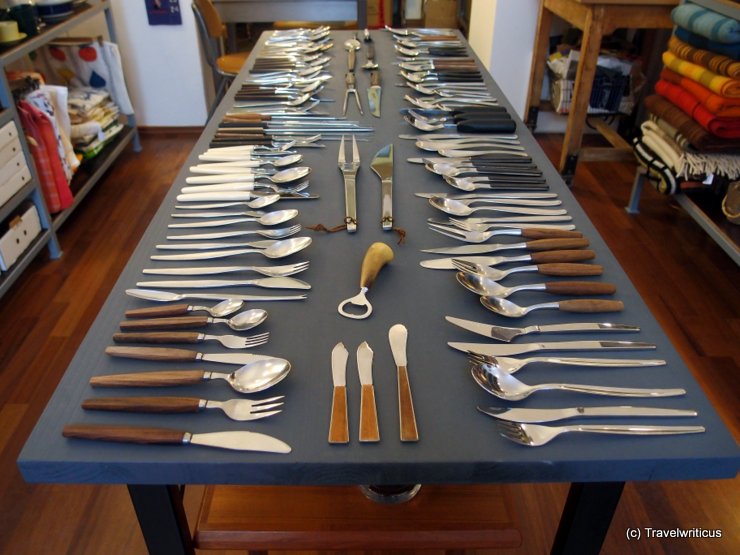 Flatware at shop Designqvist in Vienna, Austria