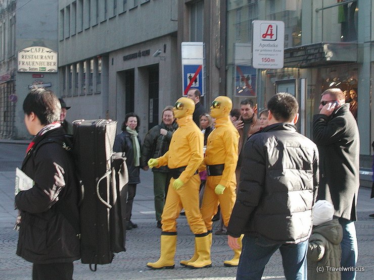 Strange people in Vienna, Austria