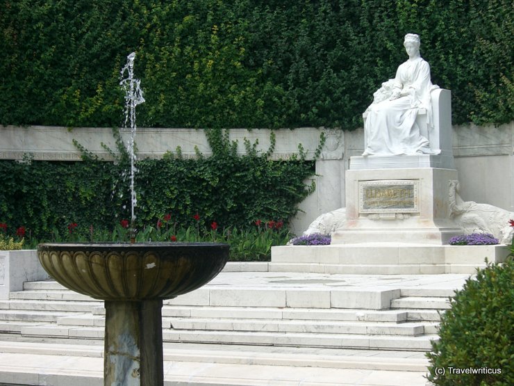 Monument of Elisabeth at Volksgarten in Vienna
