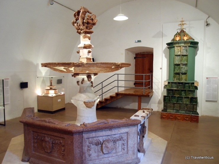 Remains of the Fountain of Hercules in Visegrád, Hungary