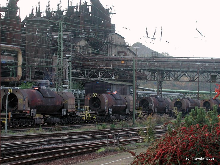 Torpedo cars in Völklingen, Germany